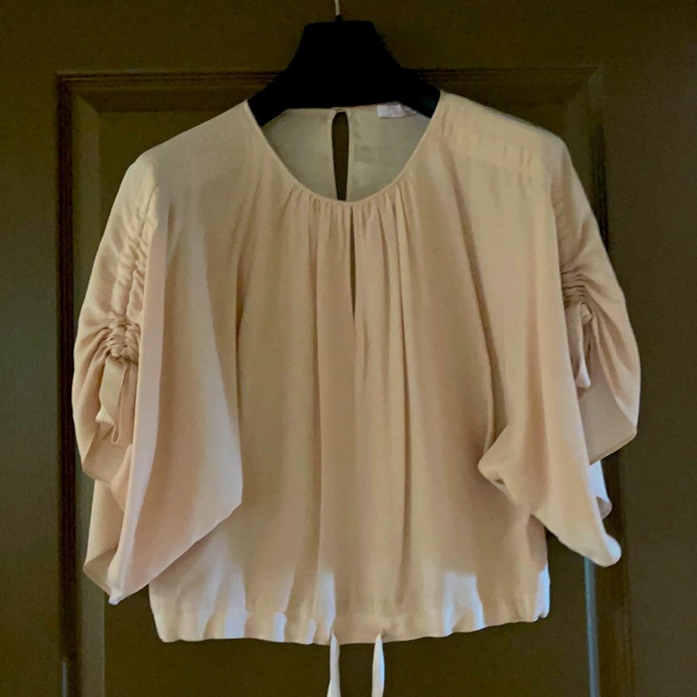 Parker blush blouse
